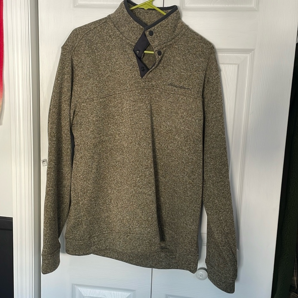 Eddie Bauer Quarter Buttoned Pull Over